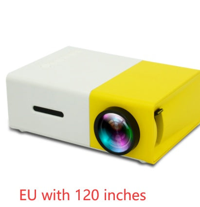 YG300 Mini Portable Projector – HD LED Home Theater Cinema Projector with HDMI & USB