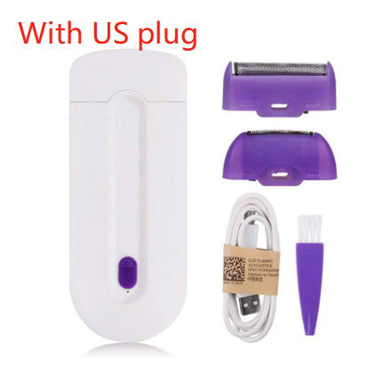 Painless Electric Hair Removal Device – Micro-Oscillation Technology | Face, Bikini, Arms & Legs | All Skin Types