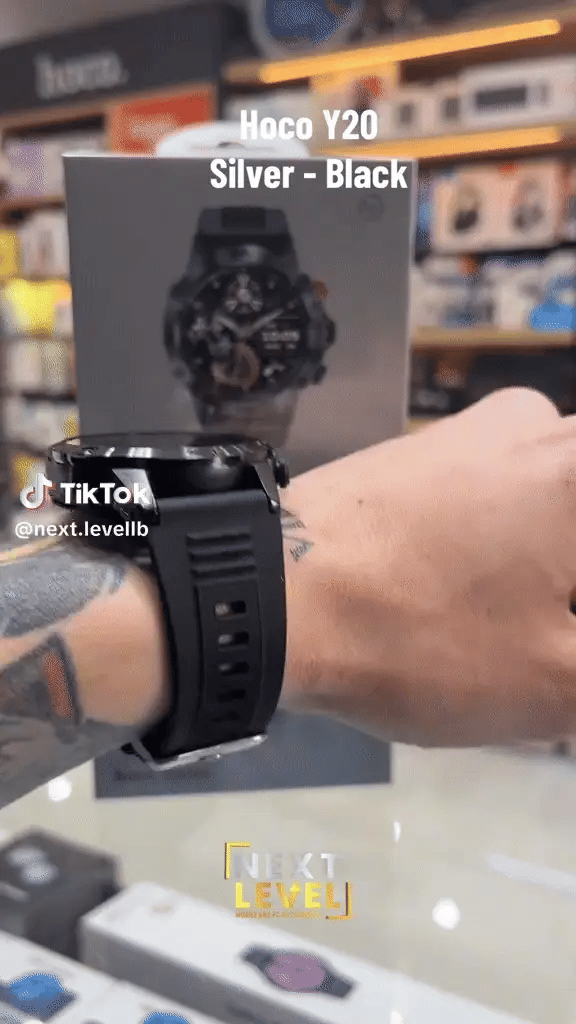Hoco Y20 Smart Sports Watch with Bluetooth Calling – IP67 Waterproof Fitness Tracker with Heart Rate, Multi-Sport Modes & Long Battery Life for iOS & Android