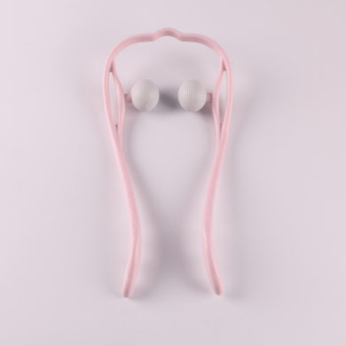 6-Roller Swan Neck Massager – 360° Deep Tissue Relief | Neck, Shoulders & Back | + Crystal Jade Scraper
