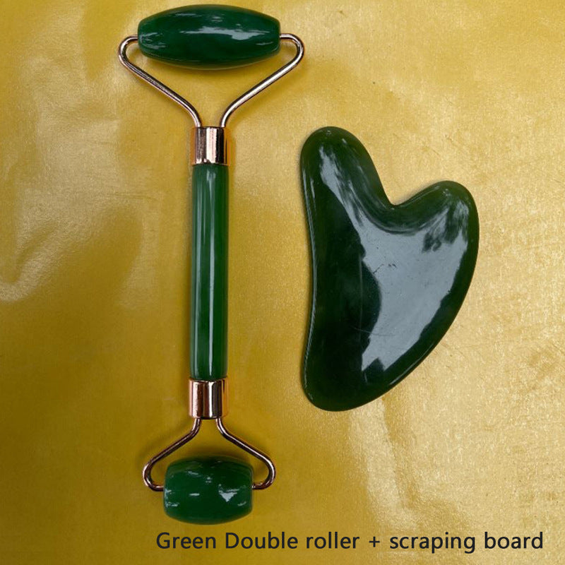 Premium Gua Sha Facial Roller Set – Face Lift, Wrinkle Reduction & Skin Brightening Tool