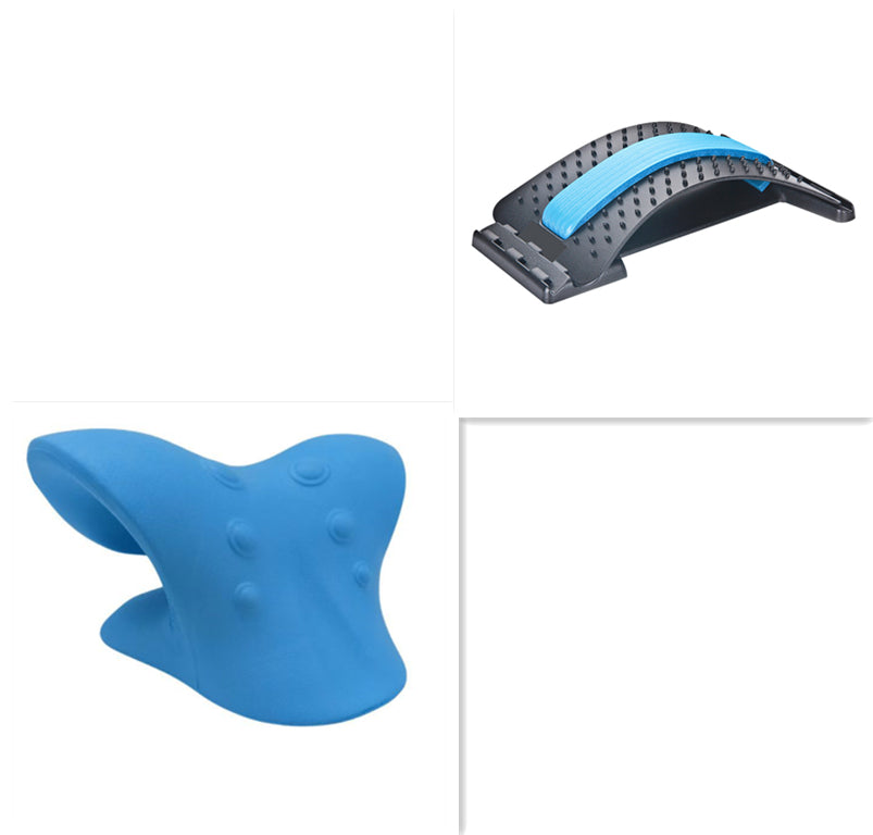 6-Roller Swan Neck Massager – 360° Deep Tissue Relief | Neck, Shoulders & Back | + Crystal Jade Scraper