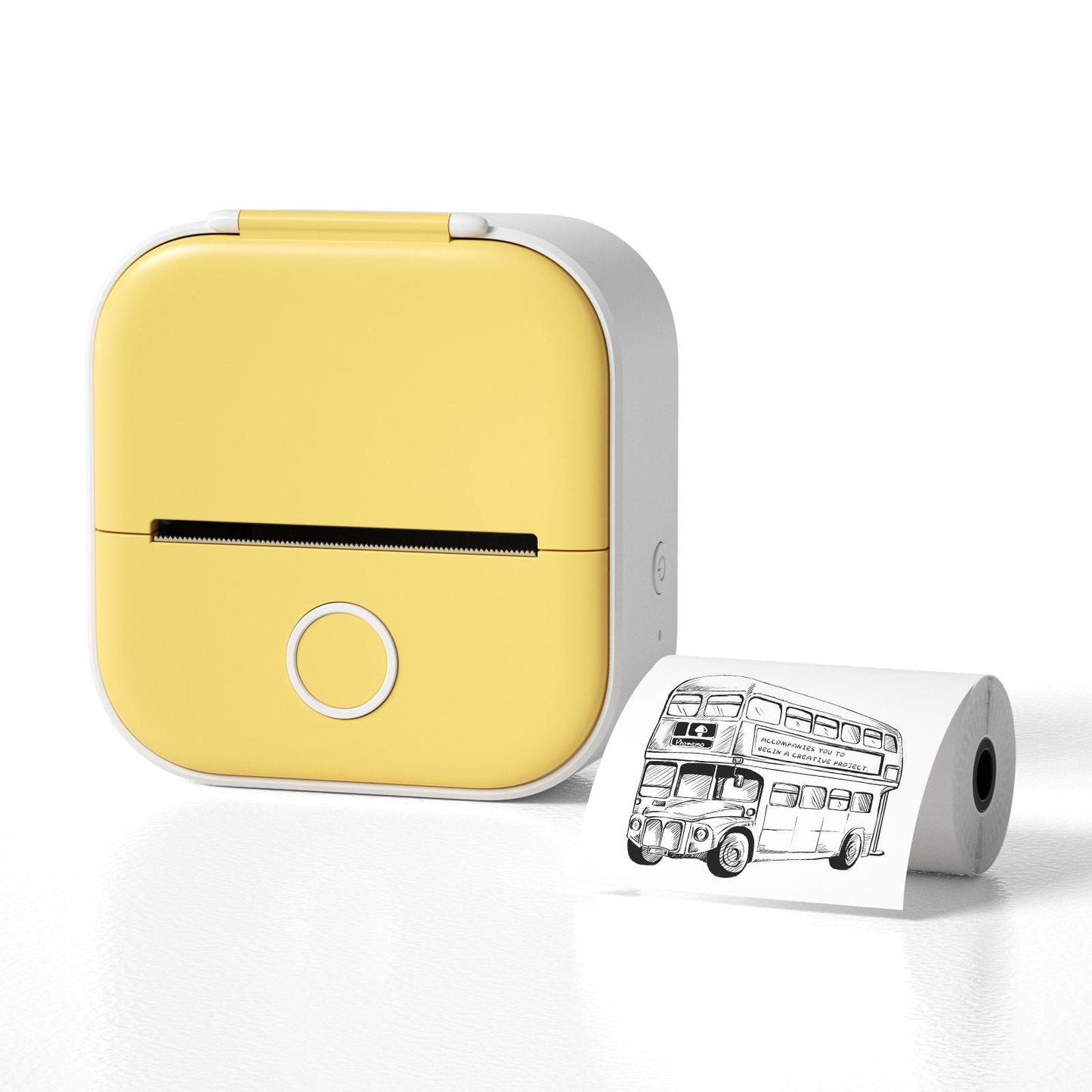 Portable Bluetooth Mini Thermal Printer – Wireless Label & Photo Printer