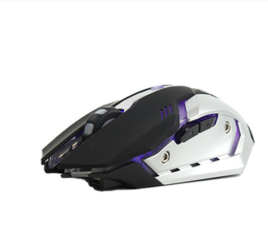 Wireless Charging Silent Gaming Mouse – Ergonomic Rechargeable Mouse for PC & Laptop