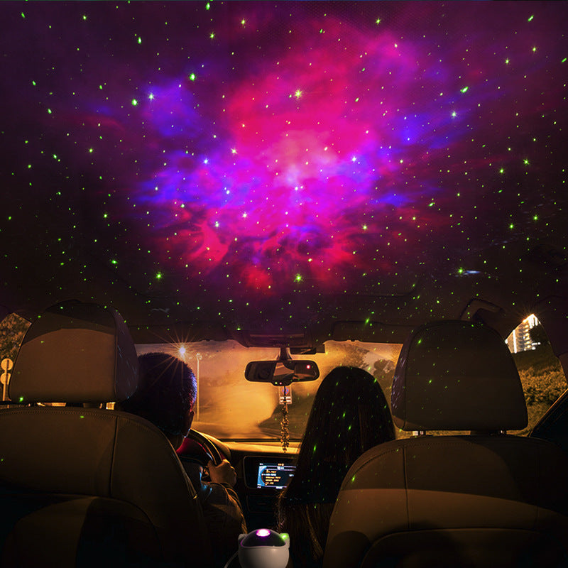 Astronaut Galaxy Star Projector Lamp – USB Night Light for Bedroom Atmosphere