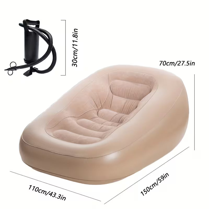 Premium Automatic Inflatable Sofa Chair – Portable Air Couch & Lounge Chair for Indoor, Outdoor & Camping