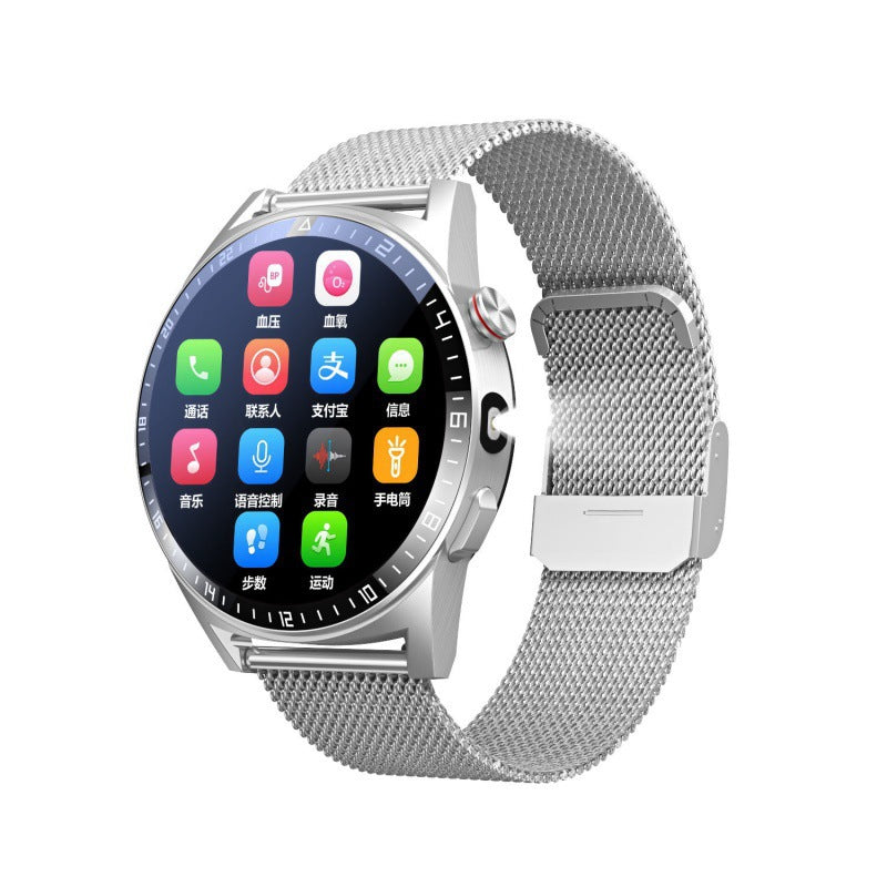 Smart Watch with Bluetooth Calling – 32GB, Flashlight, Fitness Tracker & Ultra Long Standby