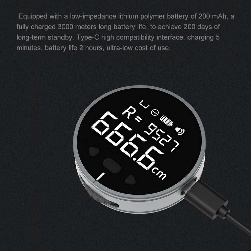 Digital Electronic Measuring Ruler – HD LCD High Precision Tape Measure Tool