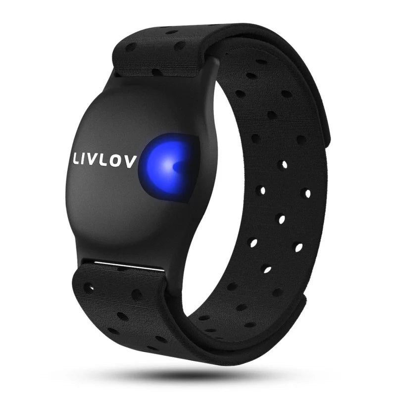 LIVLOV V9 Premium Waterproof Sports Heart Rate Monitor Armband – VIP Multi-Sport Fitness Tracker for Running, Football & Basketball