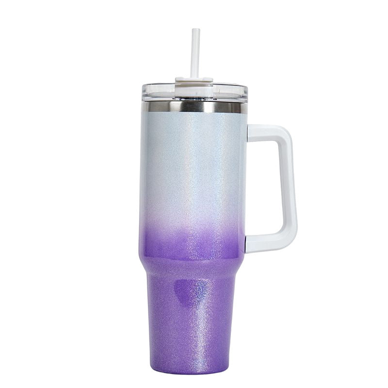 Large Capacity Double-Layer Stainless Steel Vacuum Insulation Cup – Portable Hot & Cold Water Bottle