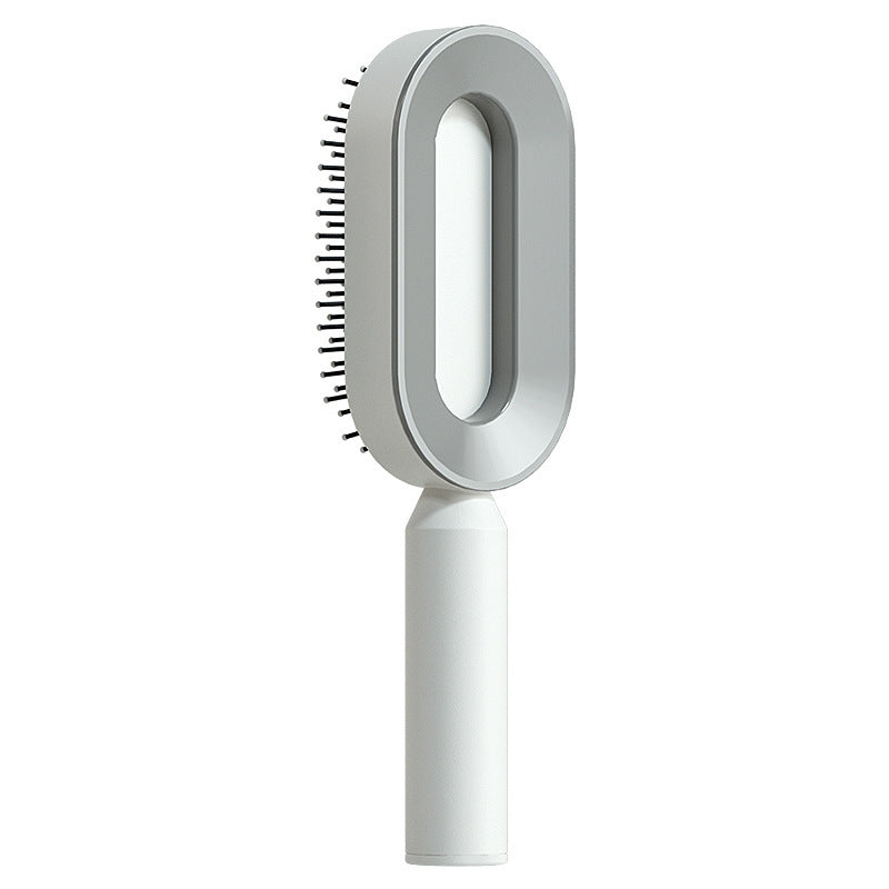 Self-Cleaning Hair Brush – One-Click Hair Release Airbag Scalp Massage Comb