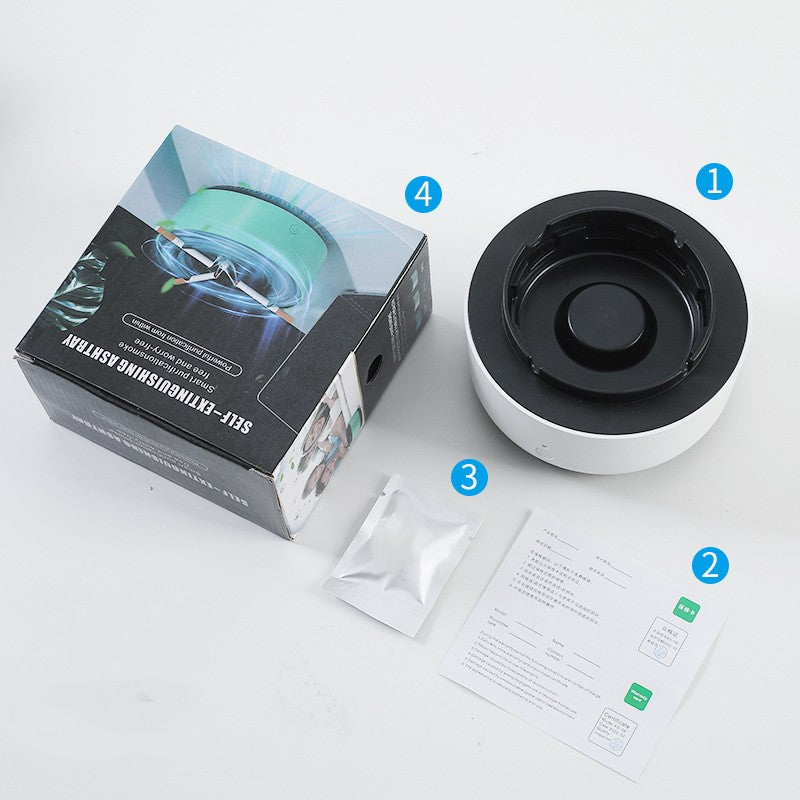 Electronic Smoke Removal Ashtray – Air Purifier with Anion Filtration