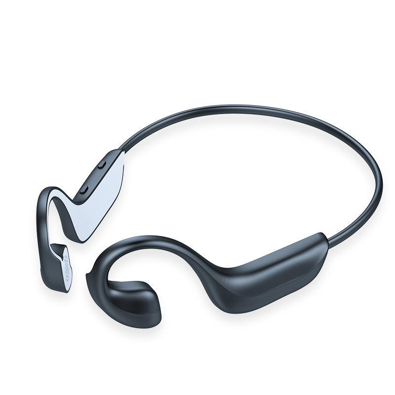 Bone Conduction Bluetooth 5.0 Headset – Open-Ear Wireless Headphones with Titanium Frame & Type-C Charging