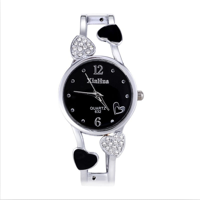 Luxury Women's Diamond Watch Set – British Style Elegant Timepiece