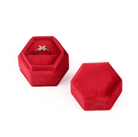 Elegant Ring Proposal Box – Premium Jewelry Packaging Gift Case