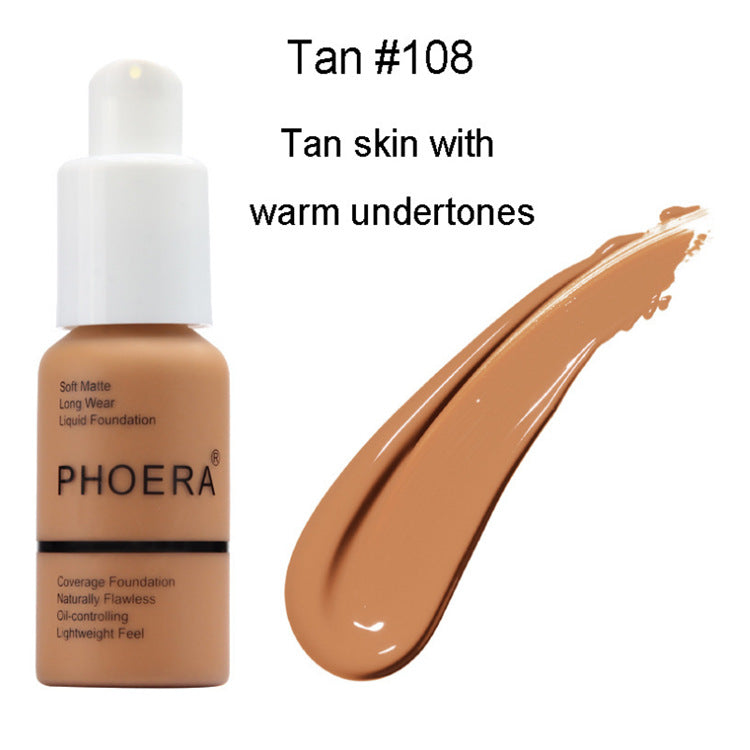 Oil Control Matte Foundation Cream – Natural Coverage Concealer