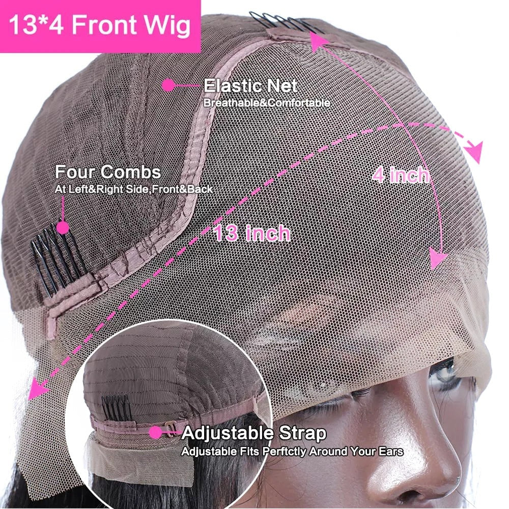 Curly Human Hair Lace Wig – Natural Look, Soft & Bouncy Full Lace Hair Wig
