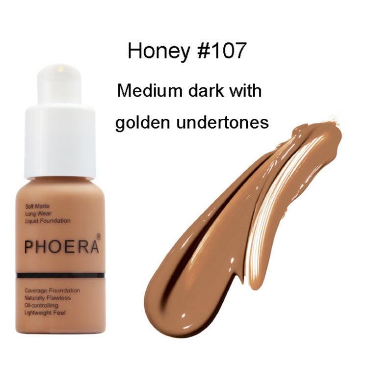 Oil Control Matte Foundation Cream – Natural Coverage Concealer