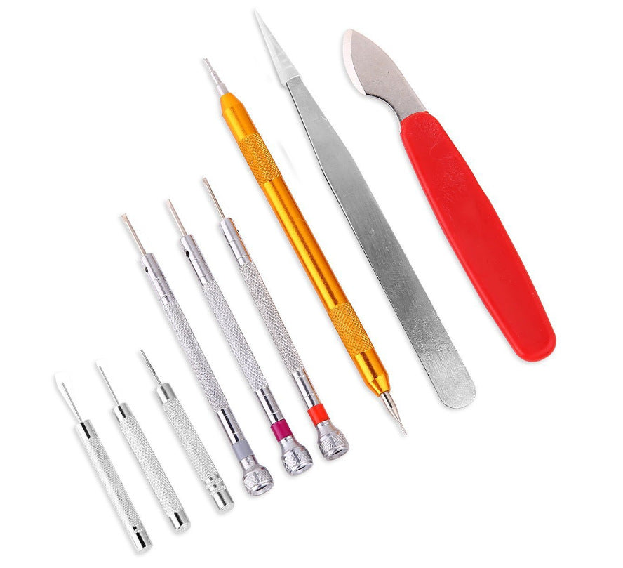 147-Piece Professional Watch Repair Kit – Chrome Vanadium Steel Tools | Strap, Battery & Case Opener