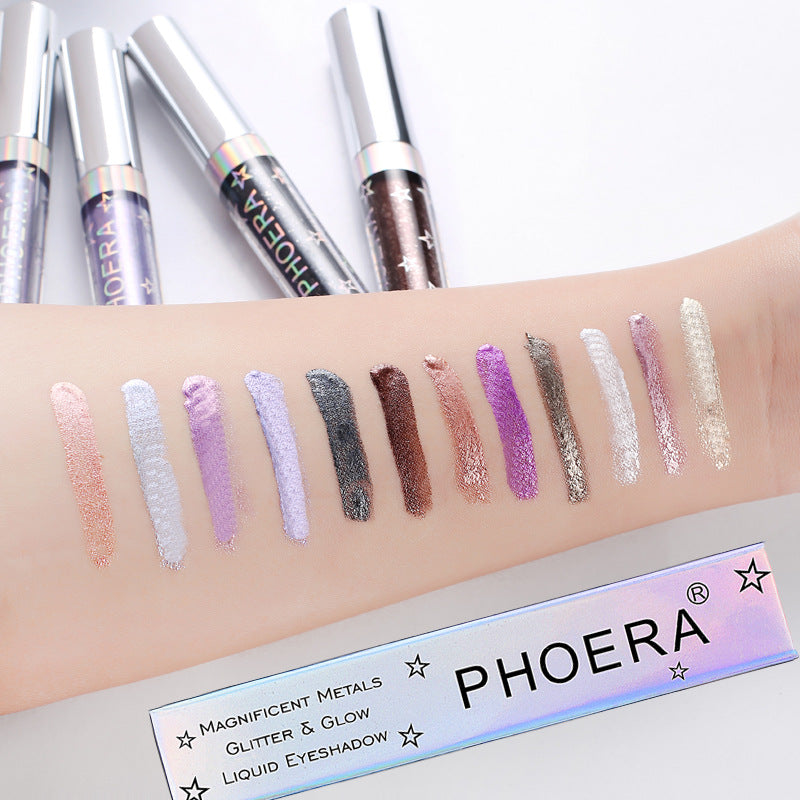 Glitter & Glow Liquid Eyeshadow – Long Lasting Shimmer Eye Makeup