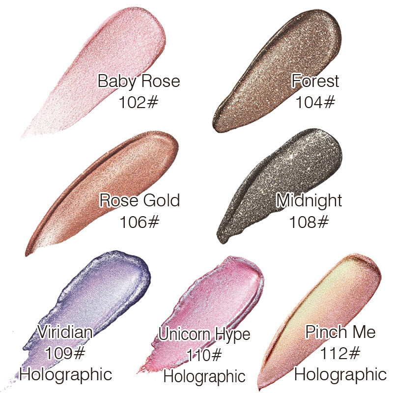 Glitter & Glow Liquid Eyeshadow – Long Lasting Shimmer Eye Makeup