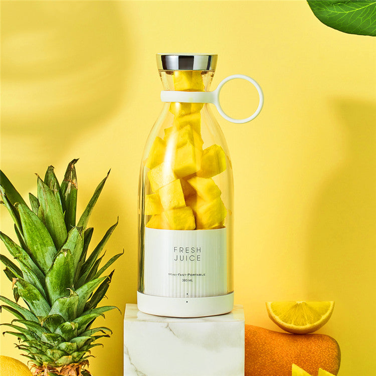 Portable USB Juicer Blender – 350ml-420ml Mini Smoothie Cup | 4-Blade CS+C Technology