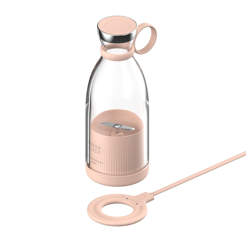 Portable USB Juicer Blender – 350ml-420ml Mini Smoothie Cup | 4-Blade CS+C Technology