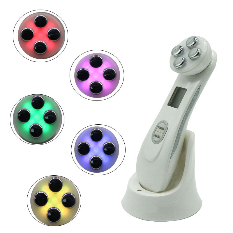 6-in-1 Facial Beauty Tool Set – LED Light Therapy, Nano Mist, Blackhead Suction, Acne Needle & More | USB Rechargeable
