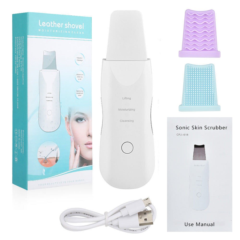 6-in-1 Facial Beauty Tool Set – LED Light Therapy, Nano Mist, Blackhead Suction, Acne Needle & More | USB Rechargeable
