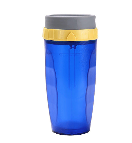 No Cover Twist Cup – Double Insulation Tumbler with Straw | Portable Water Bottle for Kids & Adults