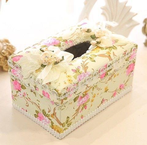 Luxury Ceramic Tissue Box Cover – Elegant Home Decor Napkin Holder