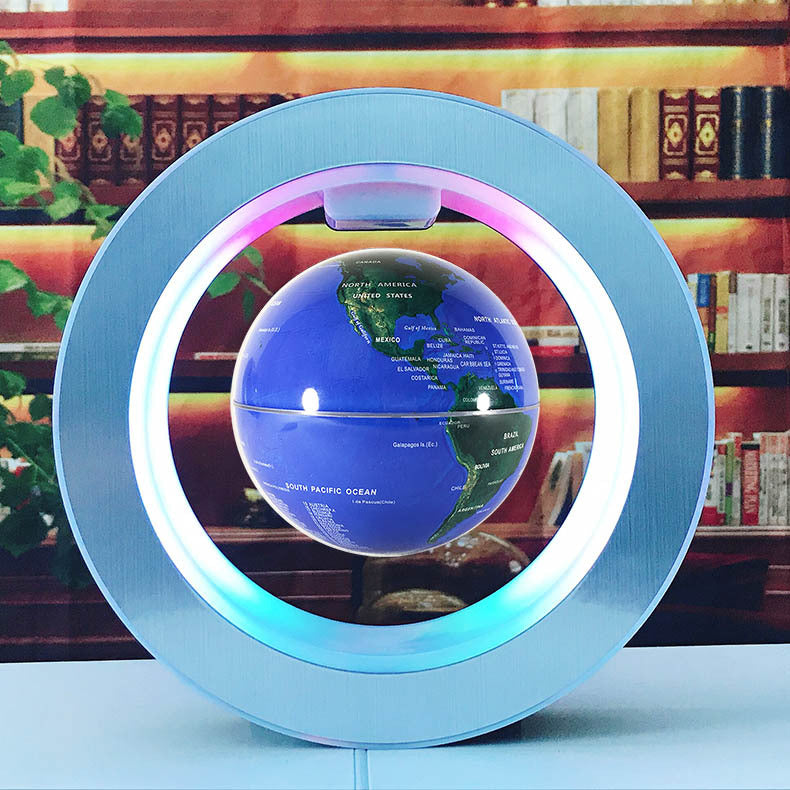 Magnetic Levitation Floating Globe – LED World Map Anti-Gravity Decor Light