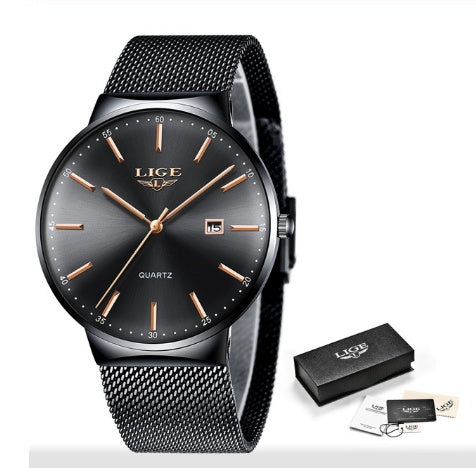 Luxury Men's Elegant Fashion Watch – Premium Stainless Steel Wristwatch