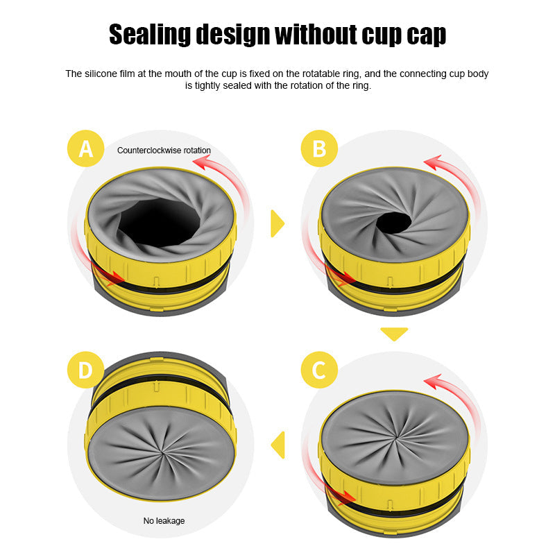 No Cover Twist Cup – Double Insulation Tumbler with Straw | Portable Water Bottle for Kids & Adults
