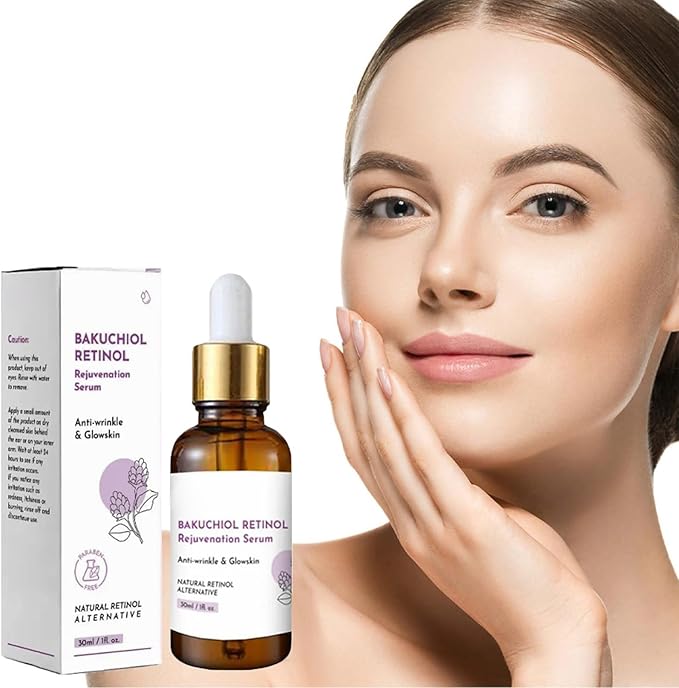 Venature Bakuchiol Retinol Serum – Anti-Aging & Anti-Wrinkle Facial Serum for Glowing Skin (30ml)
