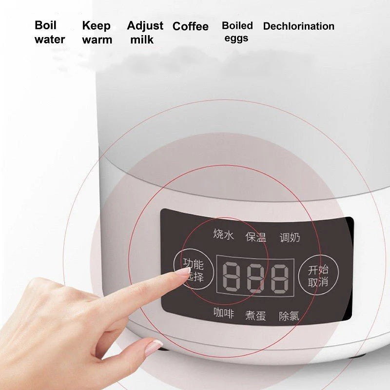 Mini Portable Travel Silicone Electric Kettle – Foldable Water Boiler with Smart Temperature Control for Travel & Camping (600ml)