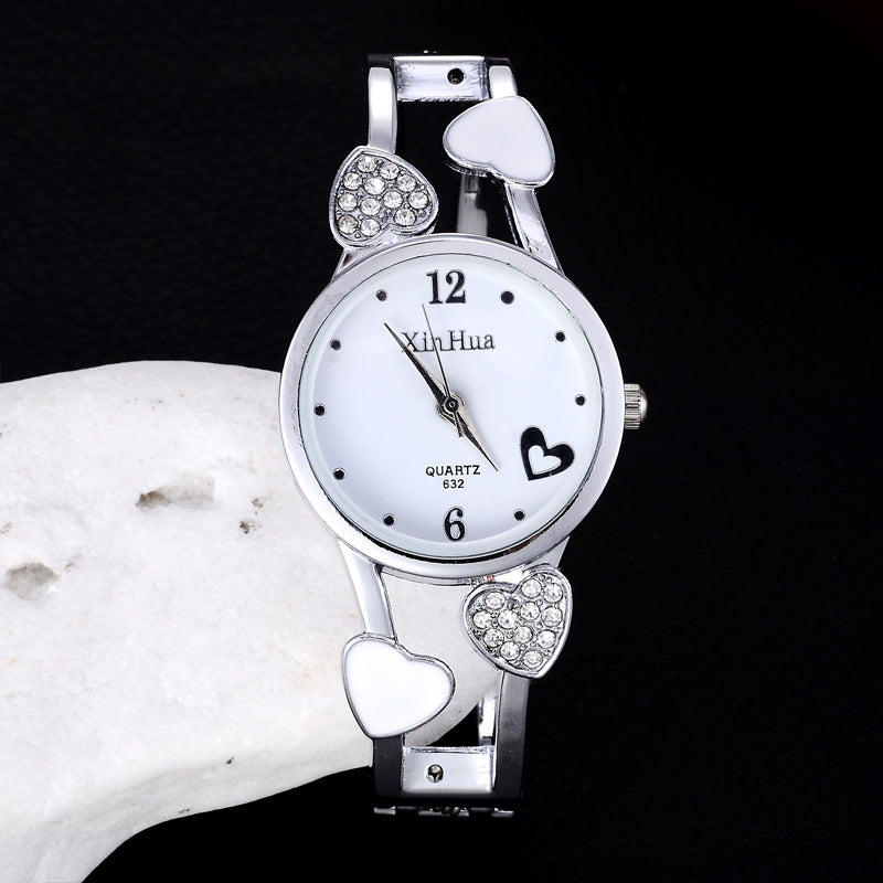 Luxury Women's Diamond Watch Set – British Style Elegant Timepiece