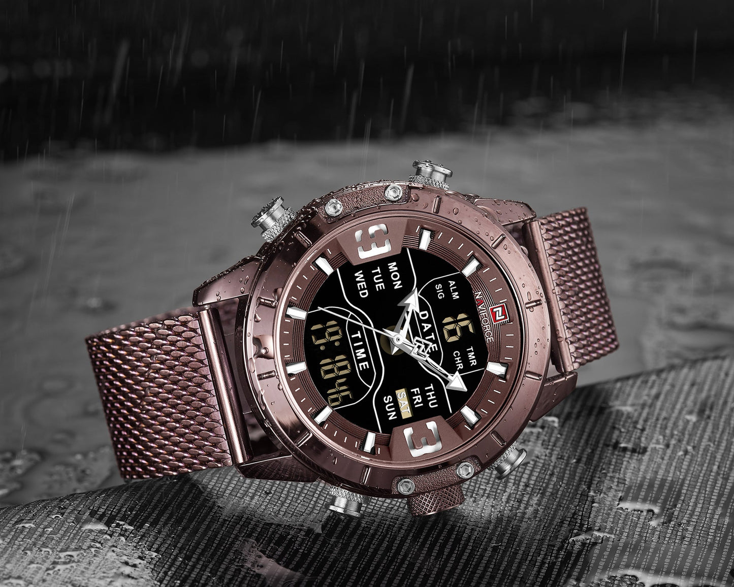 Luxury Sports Men's Watch – Waterproof & Shock Resistant Wristwatch