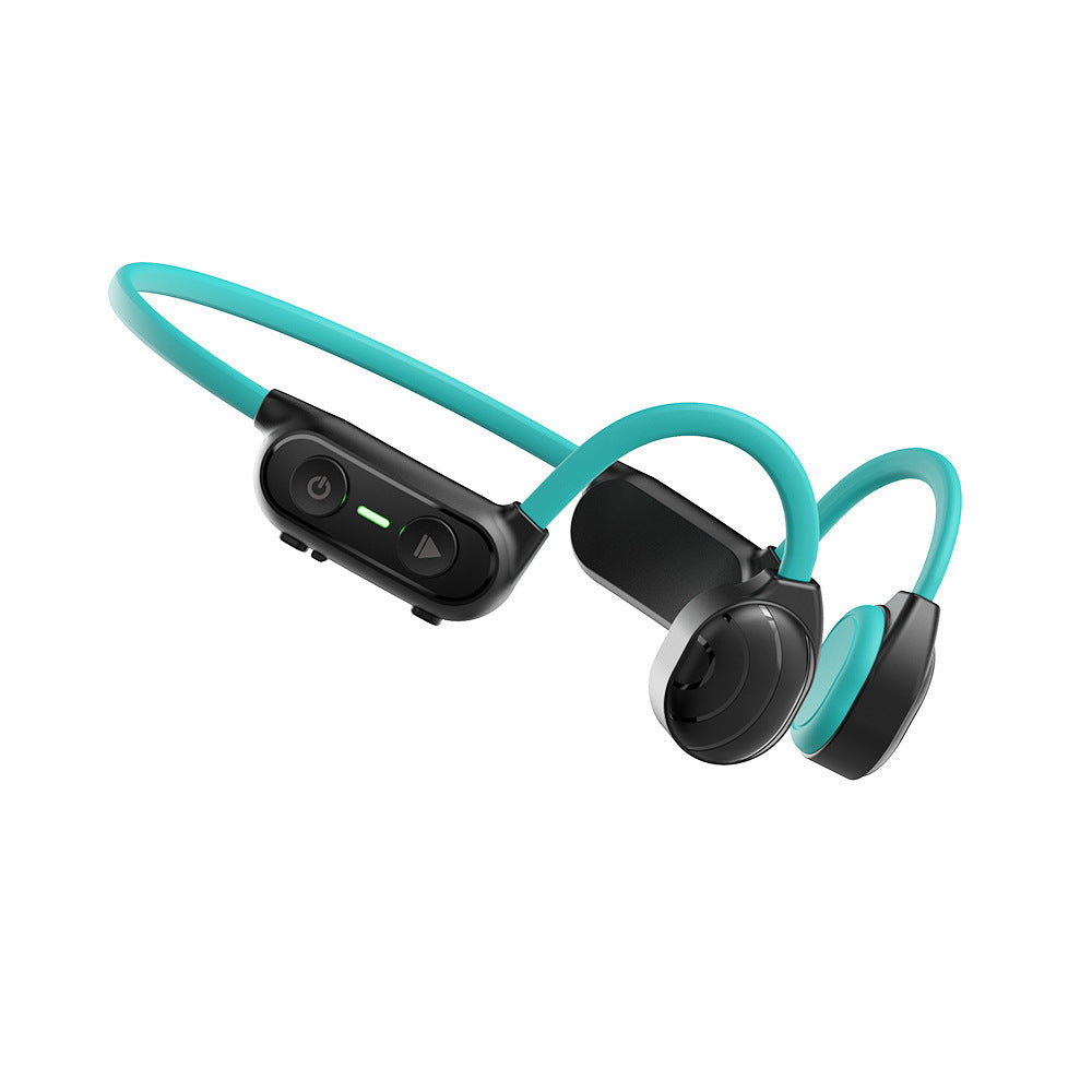 Bone Conduction Bluetooth 5.0 Headset – Open-Ear Wireless Headphones with Titanium Frame & Type-C Charging