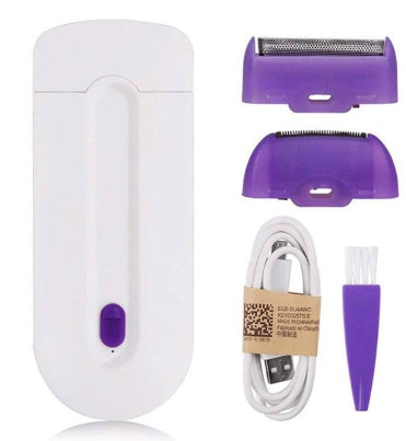 Painless Electric Hair Removal Device – Micro-Oscillation Technology | Face, Bikini, Arms & Legs | All Skin Types