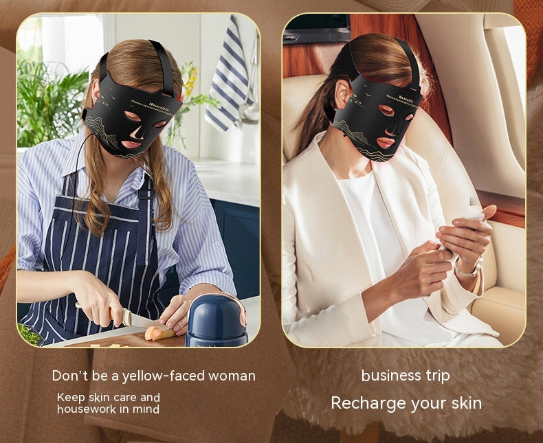 Professional LED Face Mask – Infrared & Color Light Therapy for Skin Rejuvenation & Acne Care
