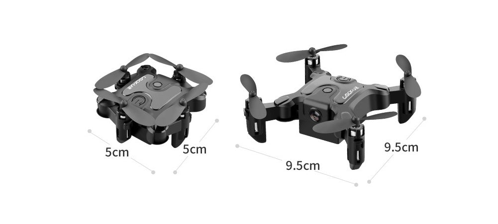 Mini Folding Drone with HD Camera - Portable Quadcopter for Kids & Adults