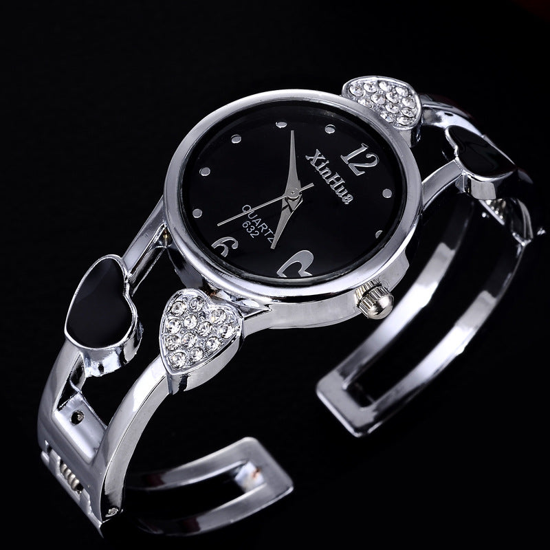 Luxury Women's Diamond Watch Set – British Style Elegant Timepiece