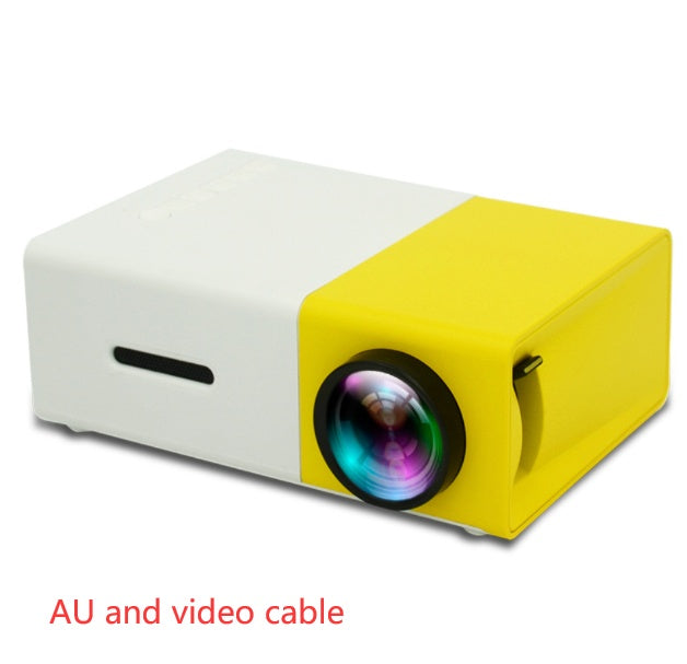 YG300 Mini Portable Projector – HD LED Home Theater Cinema Projector with HDMI & USB