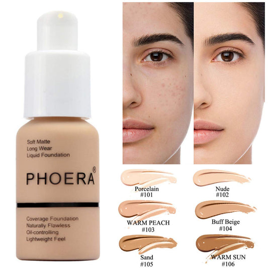 Oil Control Matte Foundation Cream – Natural Coverage Concealer