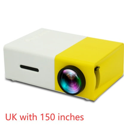 YG300 Mini Portable Projector – HD LED Home Theater Cinema Projector with HDMI & USB