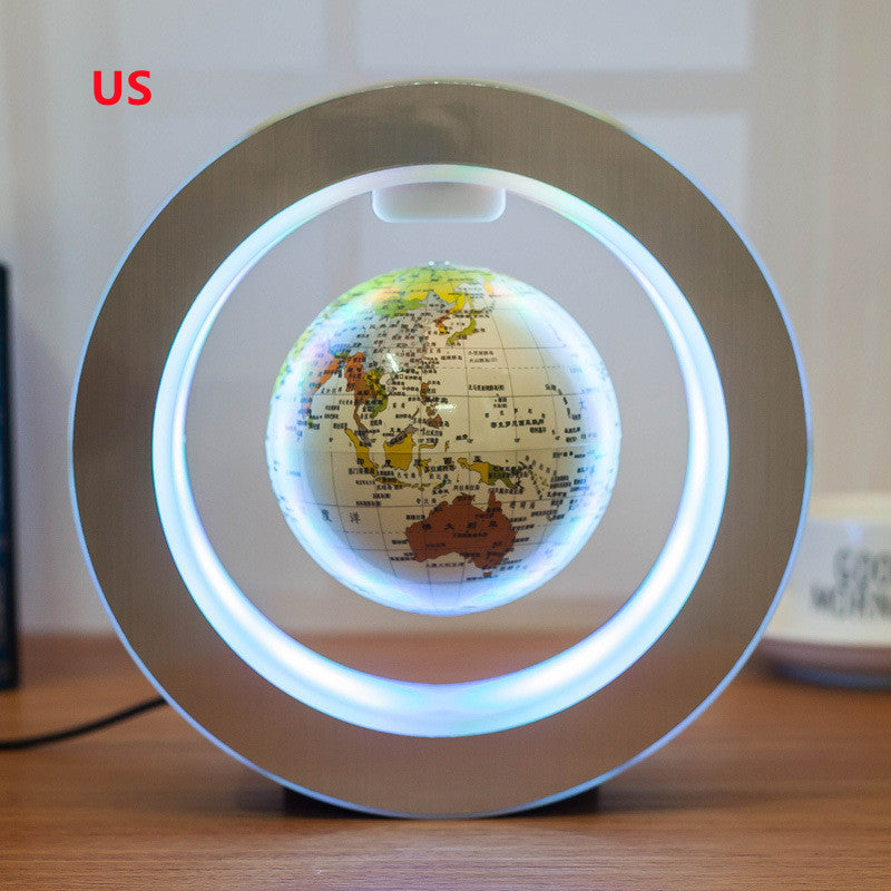 Magnetic Levitation Floating Globe – LED World Map Anti-Gravity Decor Light