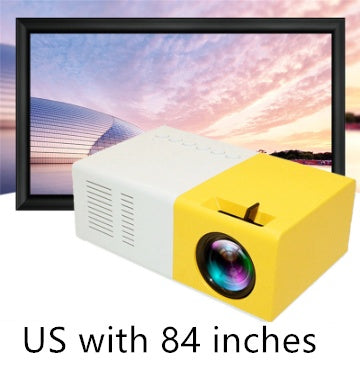 YG300 Mini Portable Projector – HD LED Home Theater Cinema Projector with HDMI & USB