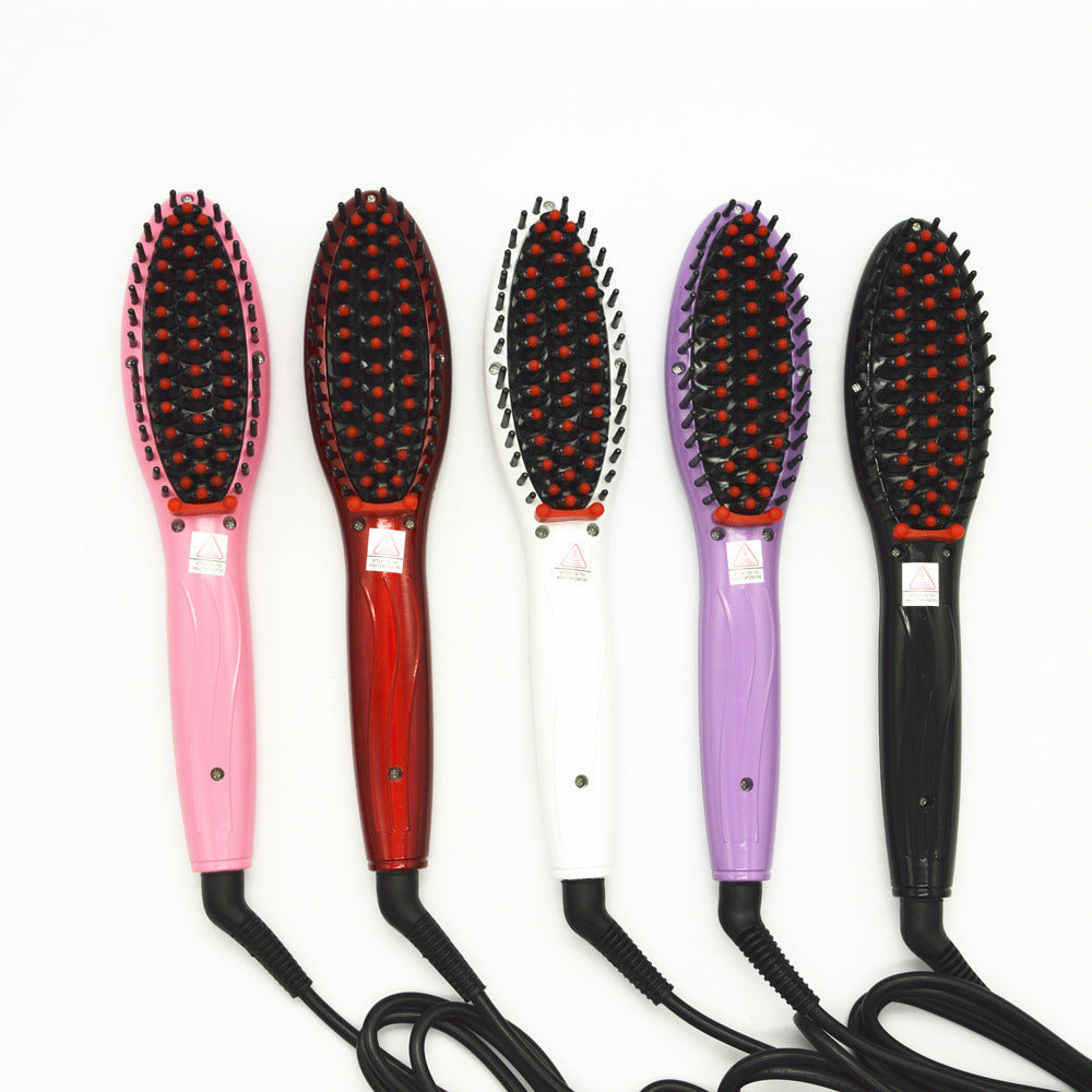 Professional Electric Hair Straightener – 35W Fast Heat | Overheating Protection | 5 Colors | US/UK/EU/AU