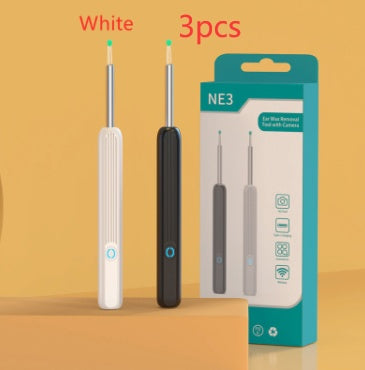NE3 Ear Cleaner Otoscope – Wireless Ear Wax Removal Tool with Camera & LED Light for iPhone & Android